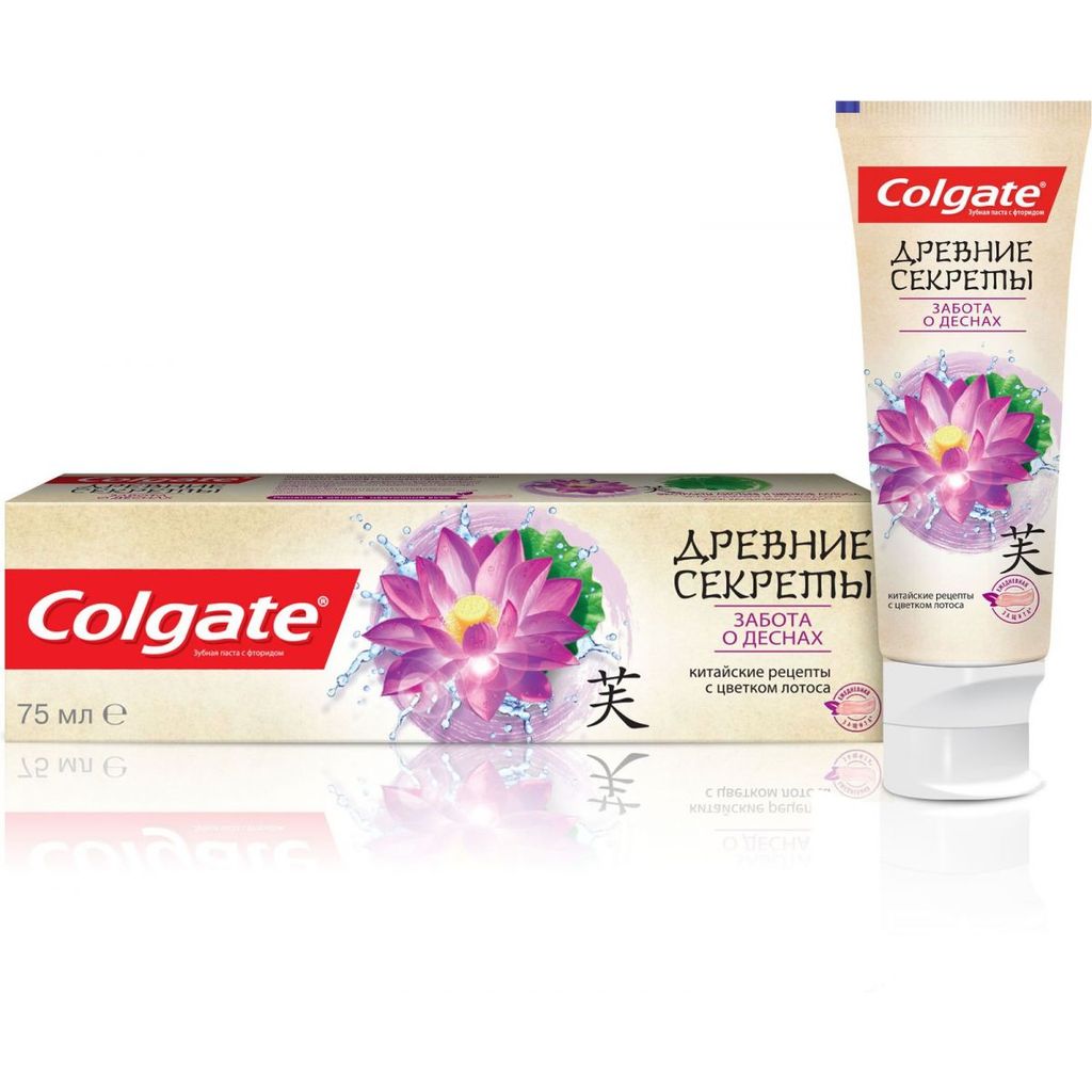 фото упаковки Colgate Паста зубная Древние Секреты Забота о деснах