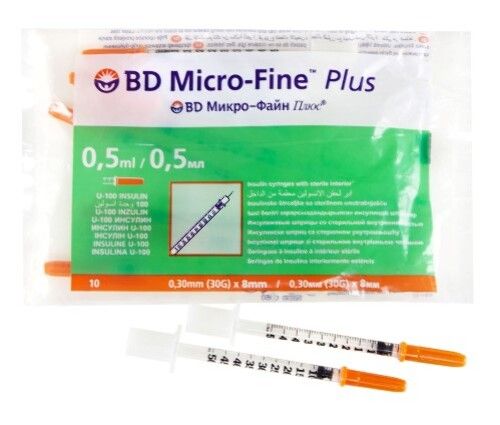 фото упаковки Шприц инсулиновый BD Micro-Fine Plus U-100