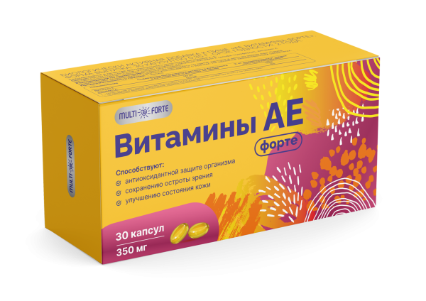 фото упаковки АЕ витамины-форте MultiForte