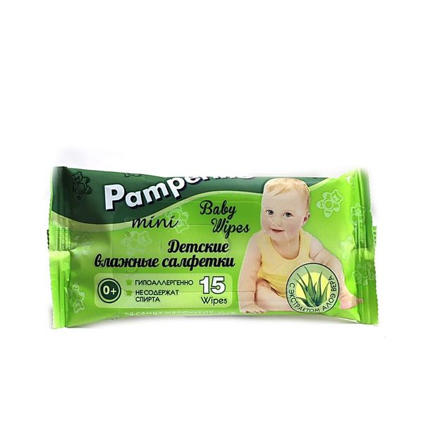 фото упаковки Pamperino mini салфетки влажные детские