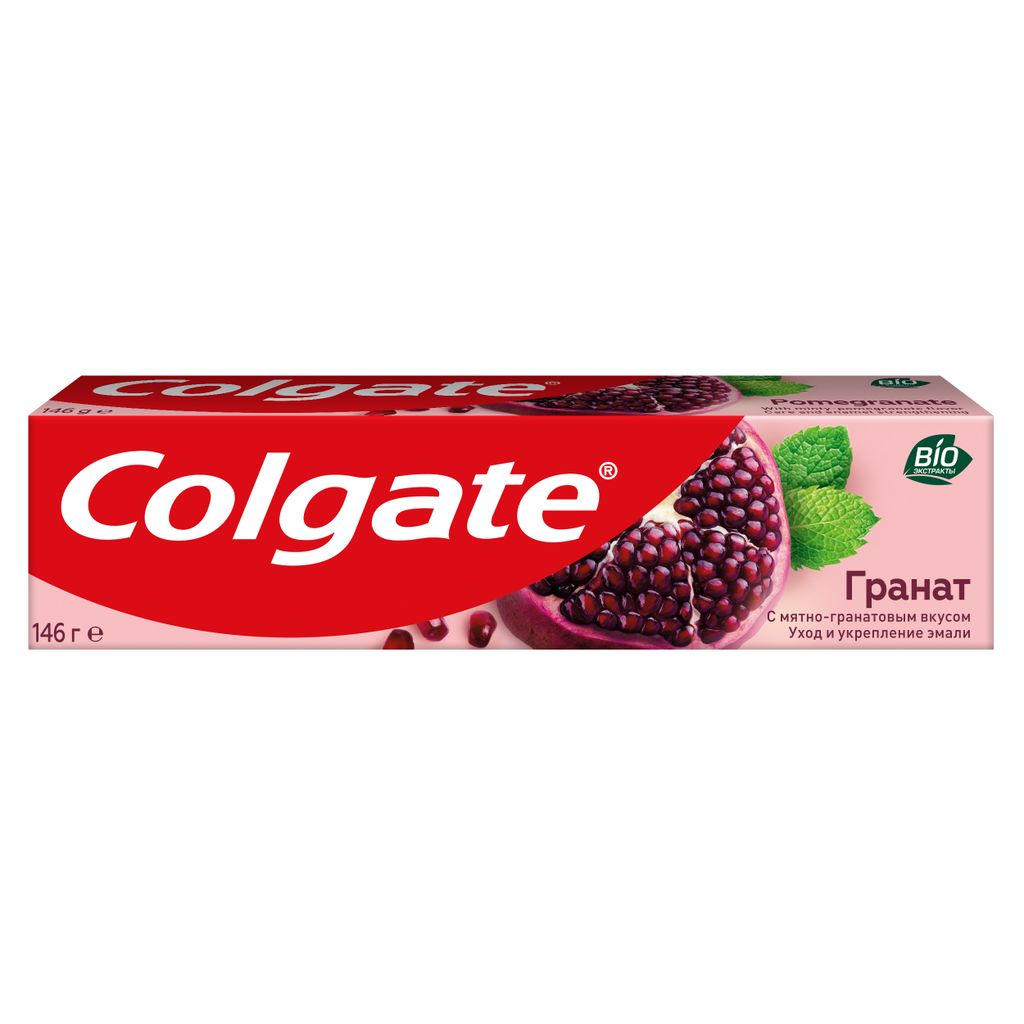 Colgate Паста зубная уход и укрепление эмали гранат, 100 мл, 1 шт.