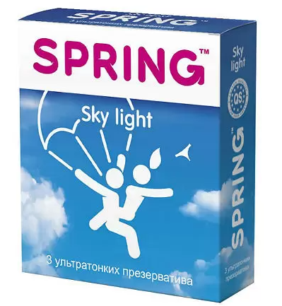 фото упаковки Spring Sky Light презервативы ультратонкие