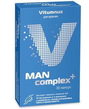 Vitumnus Витаминно-минеральный комплекс для мужчин, капсулы, 30 шт.