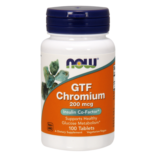 NOW GTF Chromium ГТФ Хром, таблетки, 100 шт.