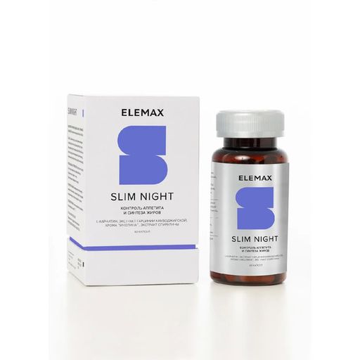Elemax Slim Night, 450 мг, капсулы, 60 шт.