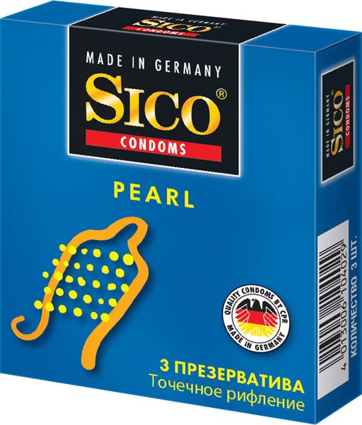 Презервативы Sico Peаrl, презервативы, 3 шт.