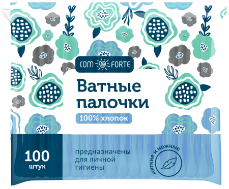 ComForte Ватные палочки, 100 шт.