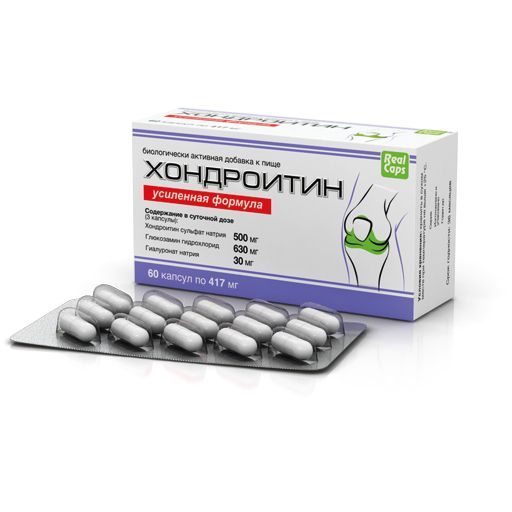 Хондроитин Усиленная формула, 417 мг, капсулы, 60 шт.