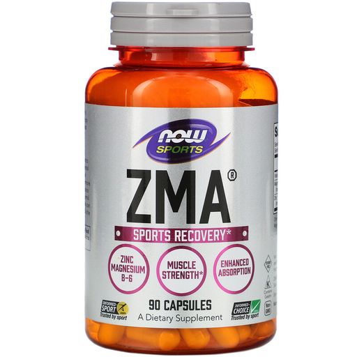 NOW Sports ZMA ЗМА, капсулы, 90 шт.