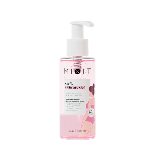 Mixit Girl`s Delicate Gel Гель для интимной гигиены, с экстрактом ромашки и молочной кислотой, 150 мл, 1 шт.