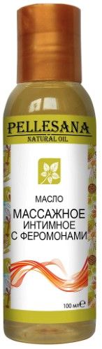 Pellesana масло массажное интимное, масло косметическое, с феромонами, 100 мл, 1 шт.